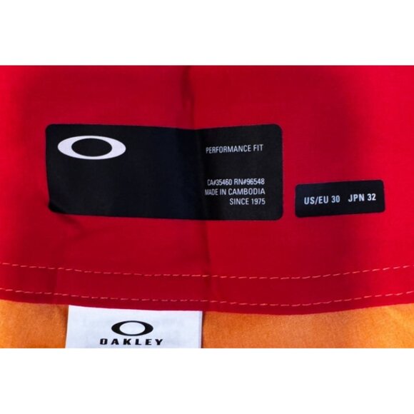 Oakley Performance Fit Ozaki Block Board Shorts Swim Trunks Waist 30" - Picture 4 of 4
